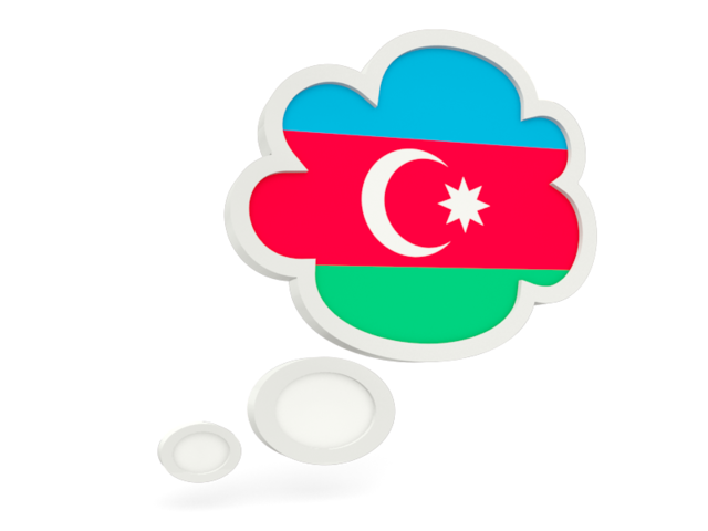 Bubble icon. Download flag icon of Azerbaijan at PNG format