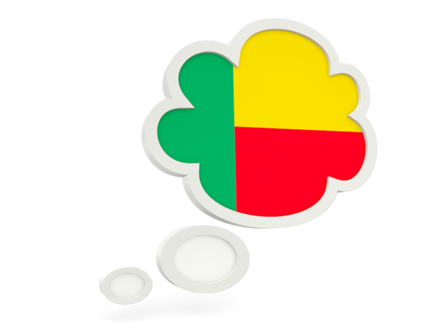 Bubble icon. Download flag icon of Benin at PNG format