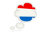 Bonaire. Bubble icon. Download icon.