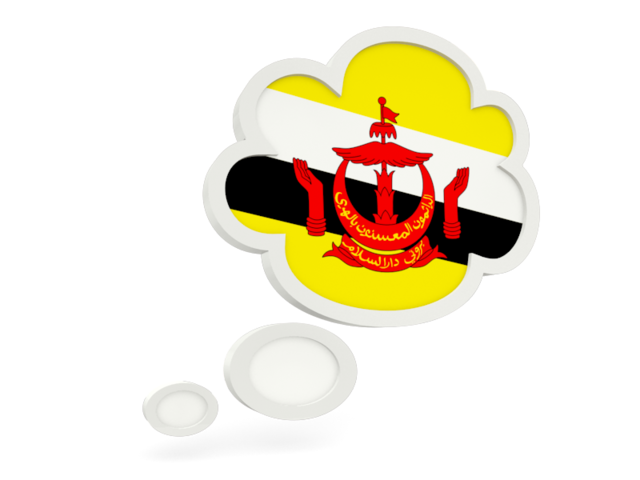 Bubble icon. Download flag icon of Brunei at PNG format