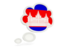 Cambodia. Bubble icon. Download icon.