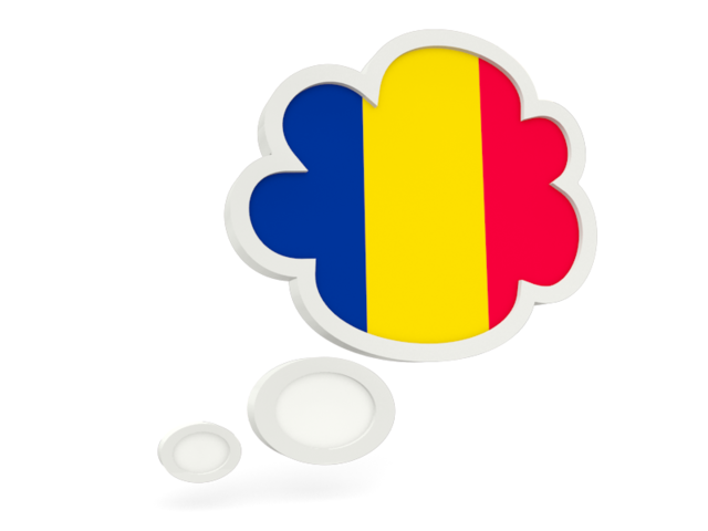 Bubble icon. Download flag icon of Chad at PNG format