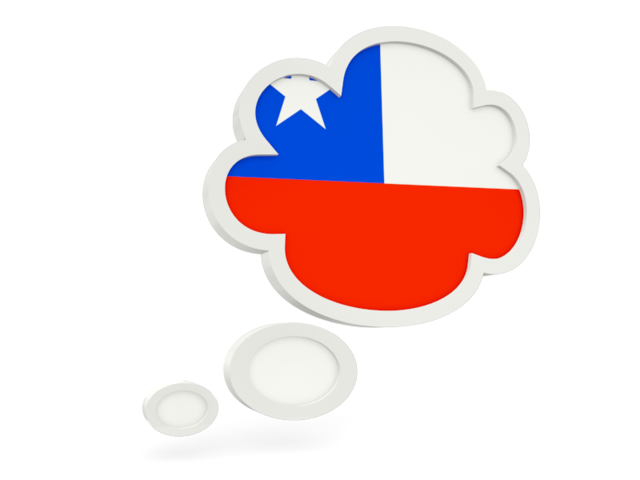 Bubble icon. Download flag icon of Chile at PNG format
