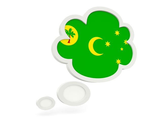 Bubble icon. Download flag icon of Cocos Islands at PNG format