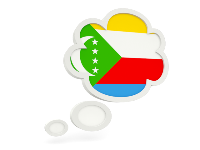 Bubble icon. Download flag icon of Comoros at PNG format