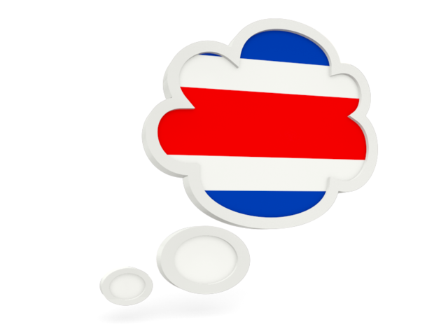 Bubble icon. Download flag icon of Costa Rica at PNG format