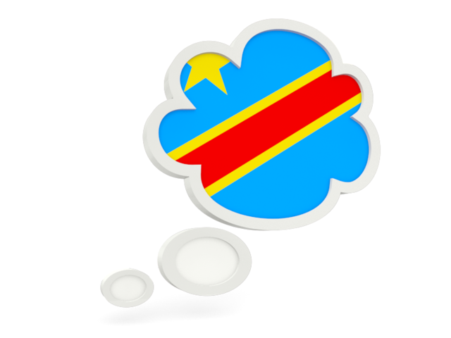 Bubble icon. Download flag icon of Democratic Republic of the Congo at PNG format