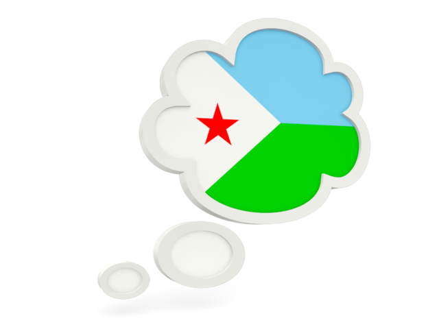 Bubble icon. Download flag icon of Djibouti at PNG format