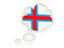 Faroe Islands. Bubble icon. Download icon.