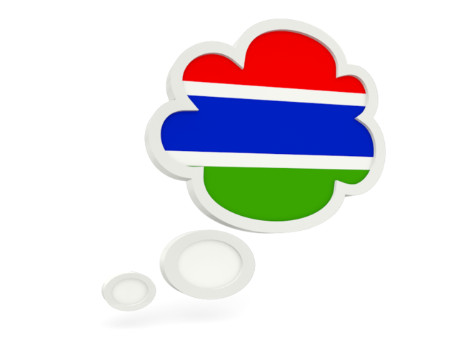 Bubble icon. Download flag icon of Gambia at PNG format