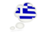 Greece. Bubble icon. Download icon.