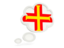 Guernsey. Bubble icon. Download icon.