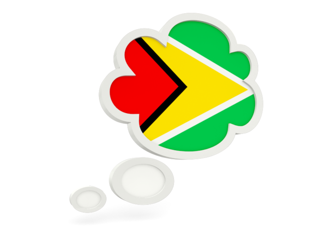 Bubble icon. Download flag icon of Guyana at PNG format