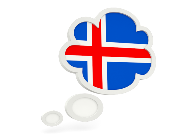 Bubble icon. Download flag icon of Iceland at PNG format