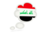 Iraq. Bubble icon. Download icon.