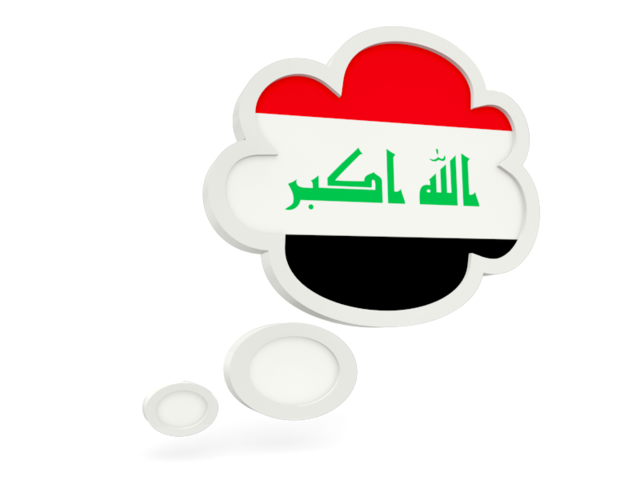 Bubble icon. Download flag icon of Iraq at PNG format