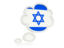 Israel. Bubble icon. Download icon.