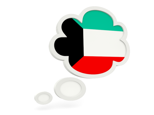 Bubble icon. Download flag icon of Kuwait at PNG format