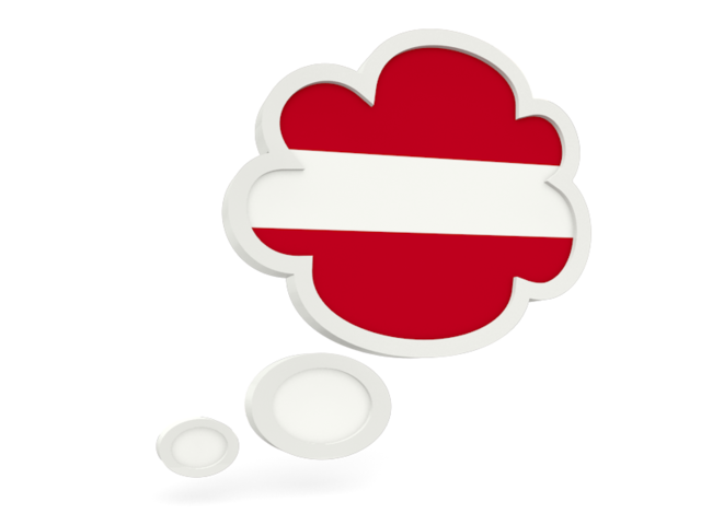 Bubble icon. Download flag icon of Latvia at PNG format