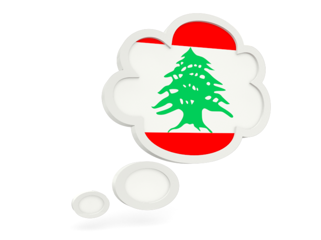 Bubble icon. Download flag icon of Lebanon at PNG format