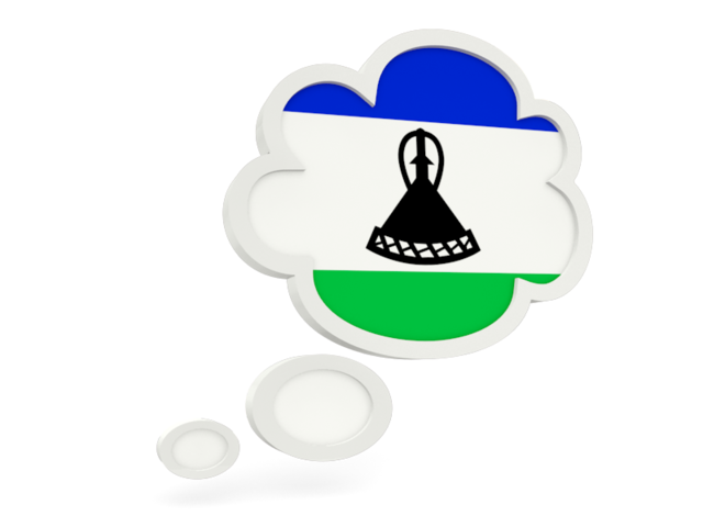 Bubble icon. Download flag icon of Lesotho at PNG format