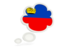 Liechtenstein. Bubble icon. Download icon.