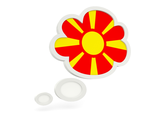 Bubble icon. Download flag icon of Macedonia at PNG format