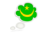 Mauritania. Bubble icon. Download icon.