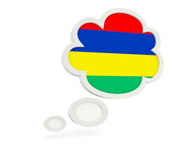 Bubble icon. Download flag icon of Mauritius at PNG format