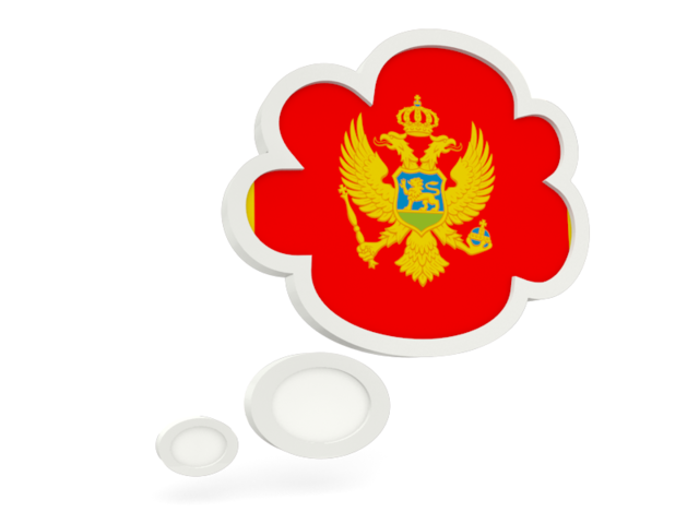 Bubble icon. Download flag icon of Montenegro at PNG format