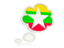 Myanmar. Bubble icon. Download icon.