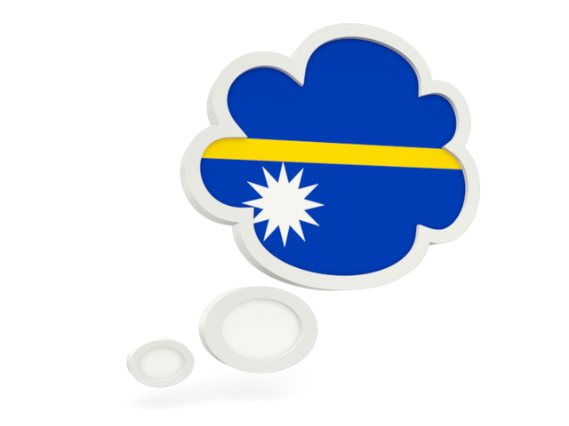 Bubble icon. Download flag icon of Nauru at PNG format