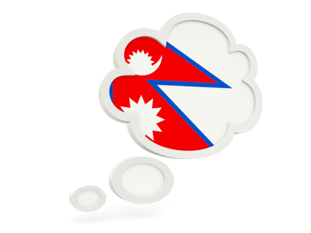 Bubble icon. Download flag icon of Nepal at PNG format