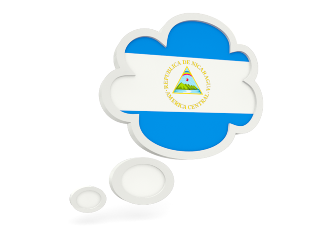 Bubble icon. Download flag icon of Nicaragua at PNG format