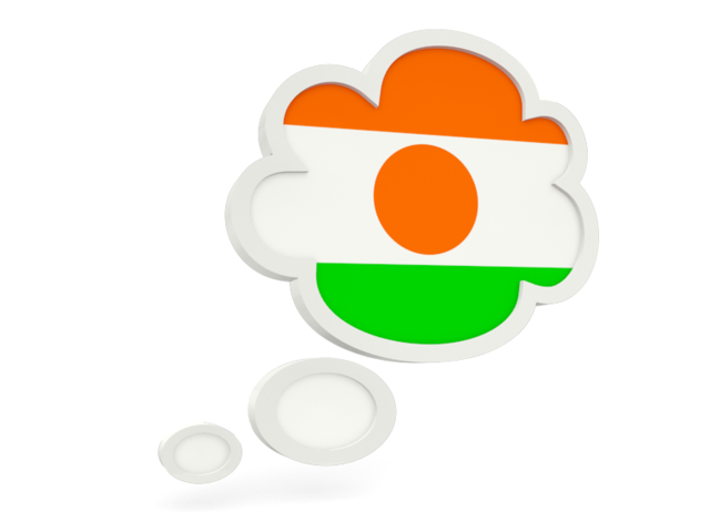 Bubble icon. Download flag icon of Niger at PNG format
