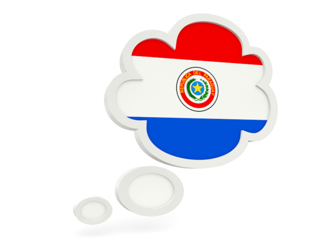 Bubble icon. Download flag icon of Paraguay at PNG format
