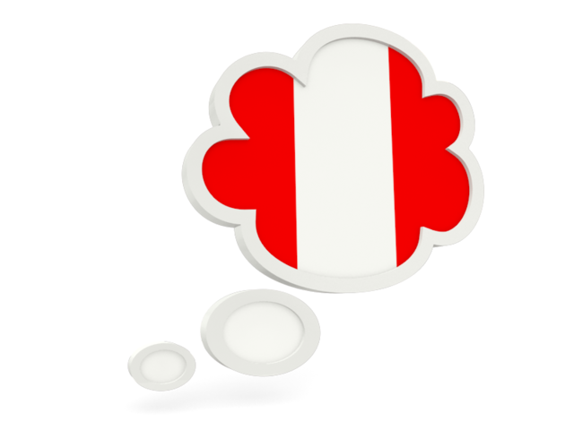 Bubble icon. Download flag icon of Peru at PNG format