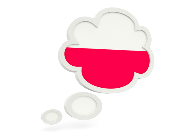 Bubble icon. Download flag icon of Poland at PNG format