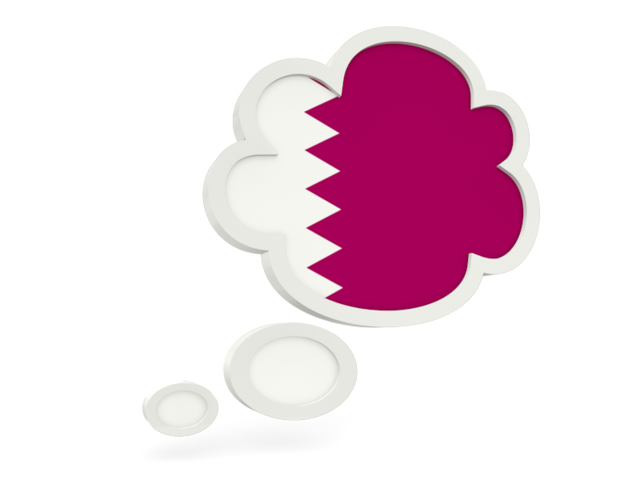 Bubble icon. Download flag icon of Qatar at PNG format