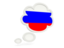 Russia. Bubble icon. Download icon.