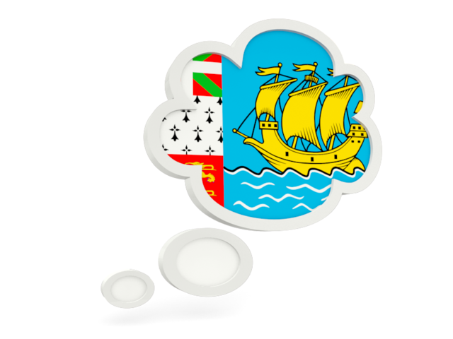 Bubble icon. Download flag icon of Saint Pierre and Miquelon at PNG format