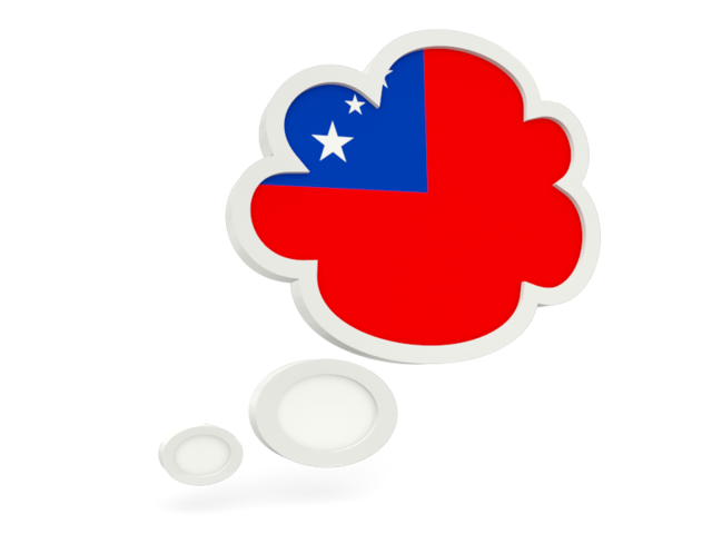 Bubble icon. Download flag icon of Samoa at PNG format