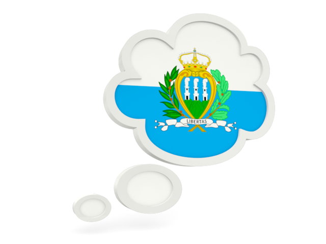 Bubble icon. Download flag icon of San Marino at PNG format