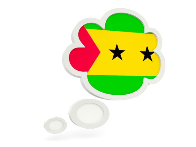 Bubble icon. Download flag icon of Sao Tome and Principe at PNG format