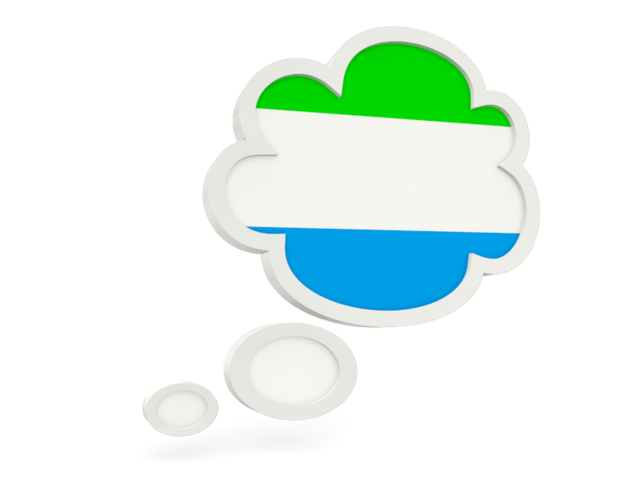 Bubble icon. Download flag icon of Sierra Leone at PNG format