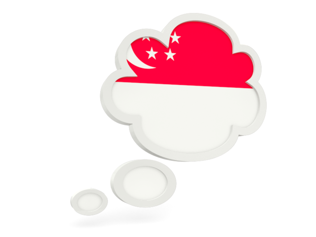 Bubble icon. Download flag icon of Singapore at PNG format
