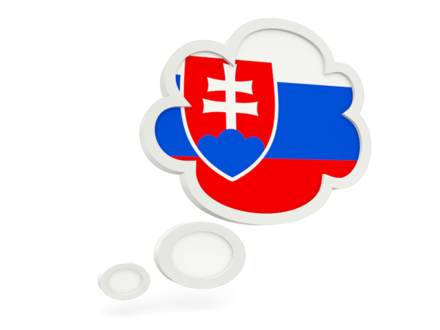 Bubble icon. Download flag icon of Slovakia at PNG format