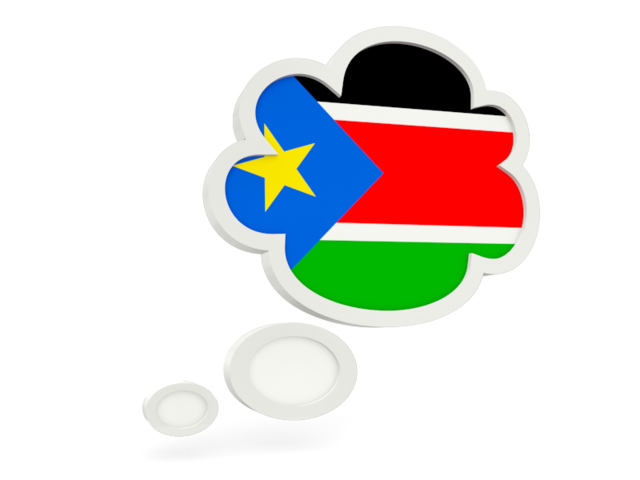 Bubble icon. Download flag icon of South Sudan at PNG format