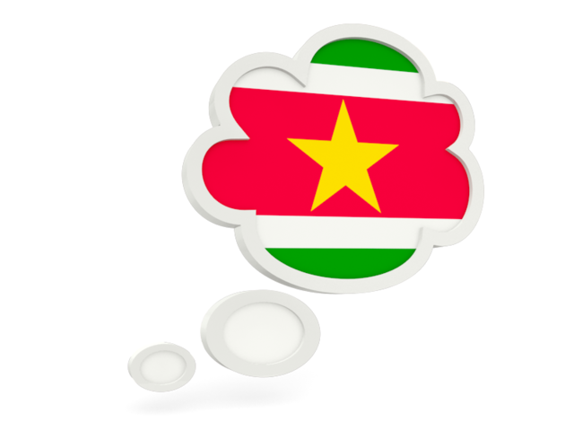 Bubble icon. Download flag icon of Suriname at PNG format