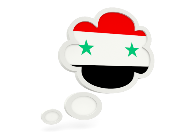 Bubble icon. Download flag icon of Syria at PNG format